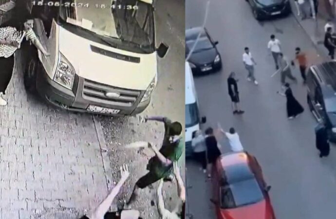 Taciz iddiası sonrası döner bıçaklı kavga