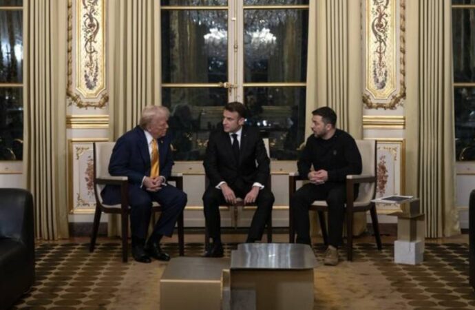 Trump, Macron ve Zelenskiy ile görüştü