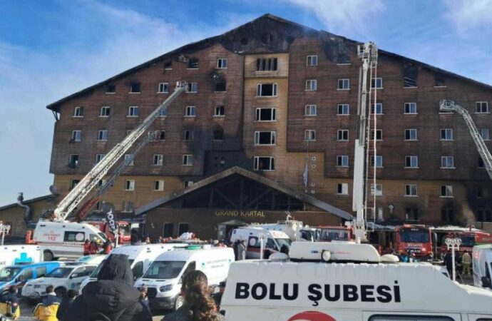 Kartalkaya’daki yangına yayın yasağı