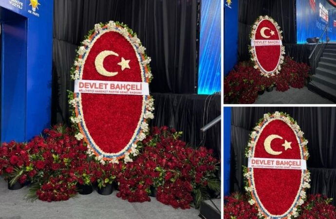 Devlet Bahçeli’den 8. AK Parti Olağan Büyük Kongresi’ne özel çiçek