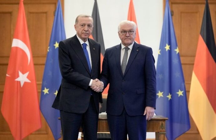 Cumhurbaşkanı Erdoğan Almanya Cumhurbaşkanı Steinmeier ile görüşecek