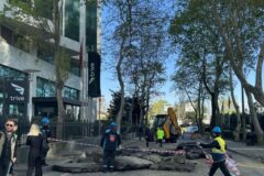Sarıyer’de çöken yolla ilgili İBB’den açıklama geldi!