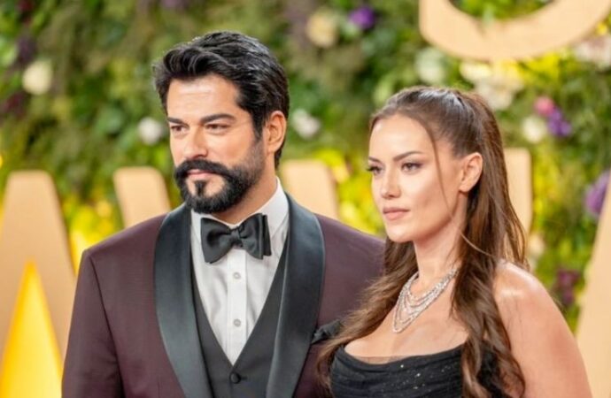 Burak Özçivit ve Fahriye Evcen’dan aile keyfi