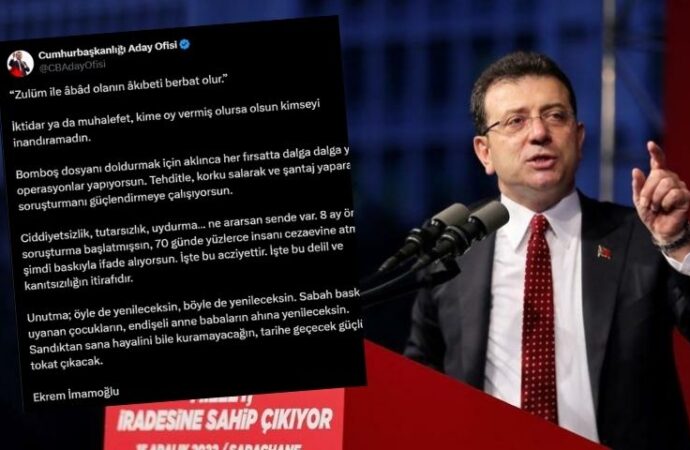 İBB Operasyonu Sonrası İmamoğlu’ndan Açıklama