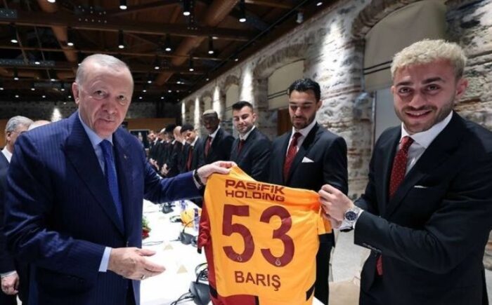 Erdoğan, şampiyon Galatasaray’ı kabul etti