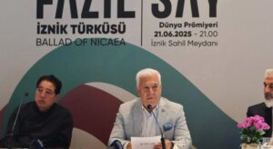 Fazıl Say bestesi İznik Türküsü, İznik Gölü kıyısında dünya prömiyerini yapacak
