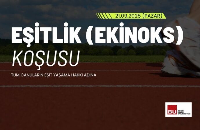 Antalya Belek Üniversitesi Destekli Eşitlik Koşusu: 21 Eylül’de Konyaaltı Sahili’nde
