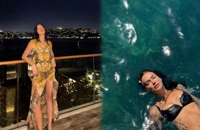 Irina Shayk’tan İstanbul Tatilinde Olay Yaratan Poz