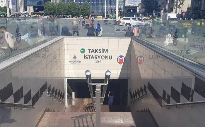 Taksim ve Şişhane metro istasyonları kapatıldı