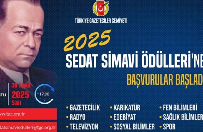 Sedat Simavi Ödülleri’ne Başvurular Başladı: Son Tarih 30 Eylül
