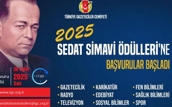 Sedat Simavi Ödülleri’ne Başvurular Başladı: Son Tarih 30 Eylül